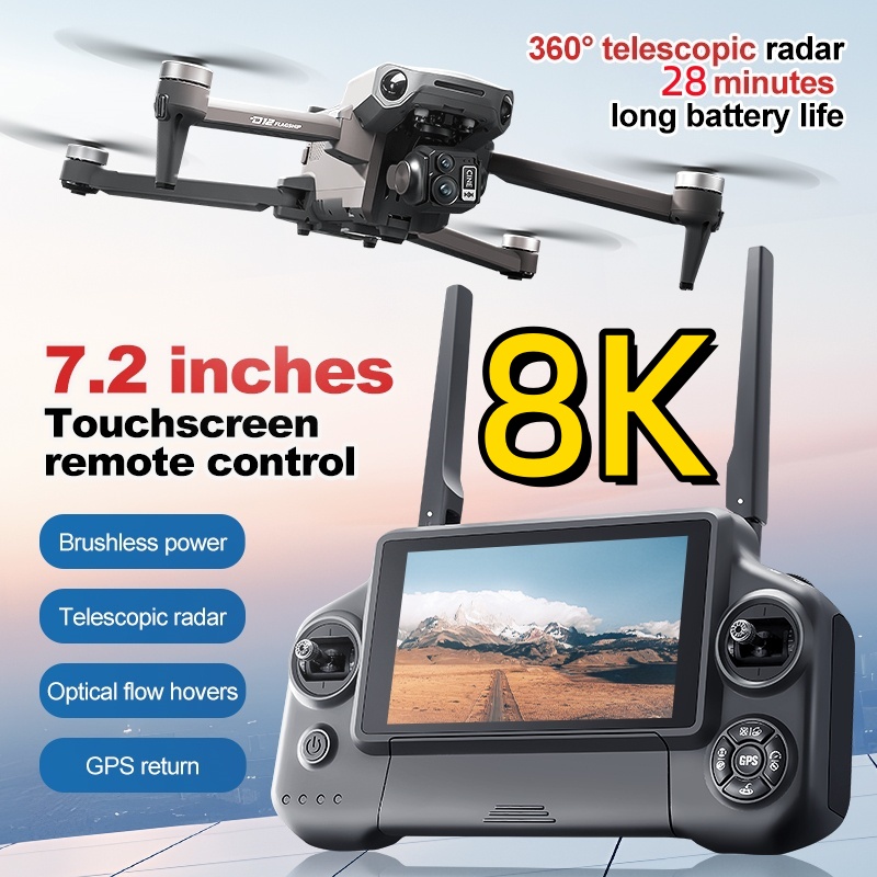Drone Battery Box - 8K 3 Eksenli Gimbal Fırçasız 7.2
