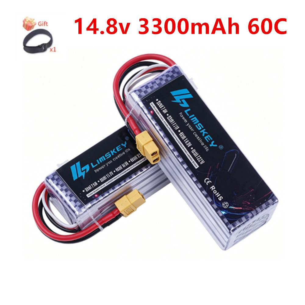 Drone Battery Lipo - 4S LiPo Pil 14.8V 3300mAh 60C/80C
