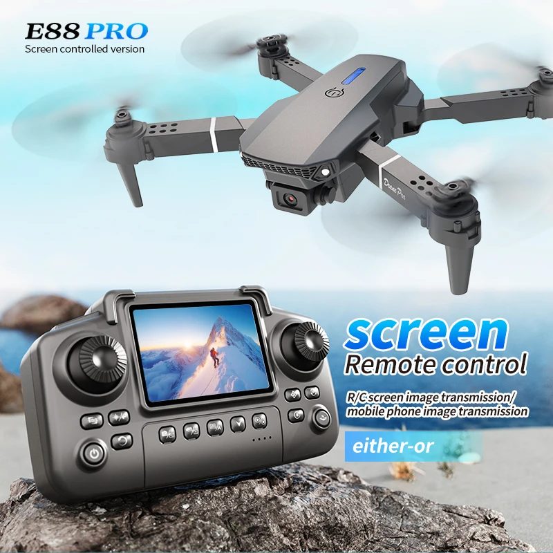 Drone Battery Box - Profesyonel E88 PRO Drone ekranlı 8K