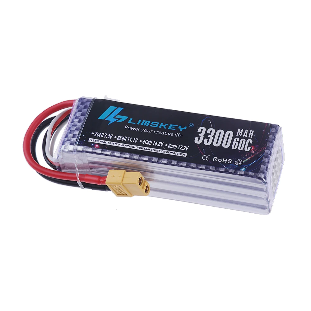 4S LiPo Pil 14.8V 3300mAh 60C/ - Drone Battery Lipo incelemesi ve fiyatı