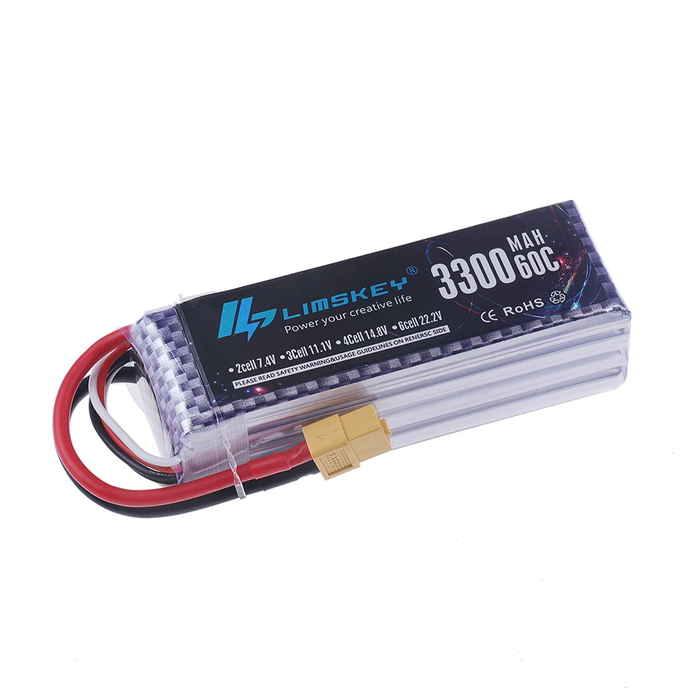 4S LiPo Pil 14.8V 3300mAh 60C/ - Drone Battery Lipo incelemesi ve fiyatı