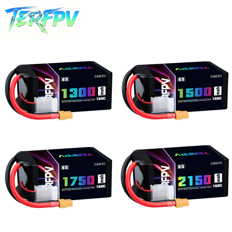 TERFPV Lipo Pil 6S 22.2V 1300/ - Drone Battery Lipo incelemesi ve fiyatı