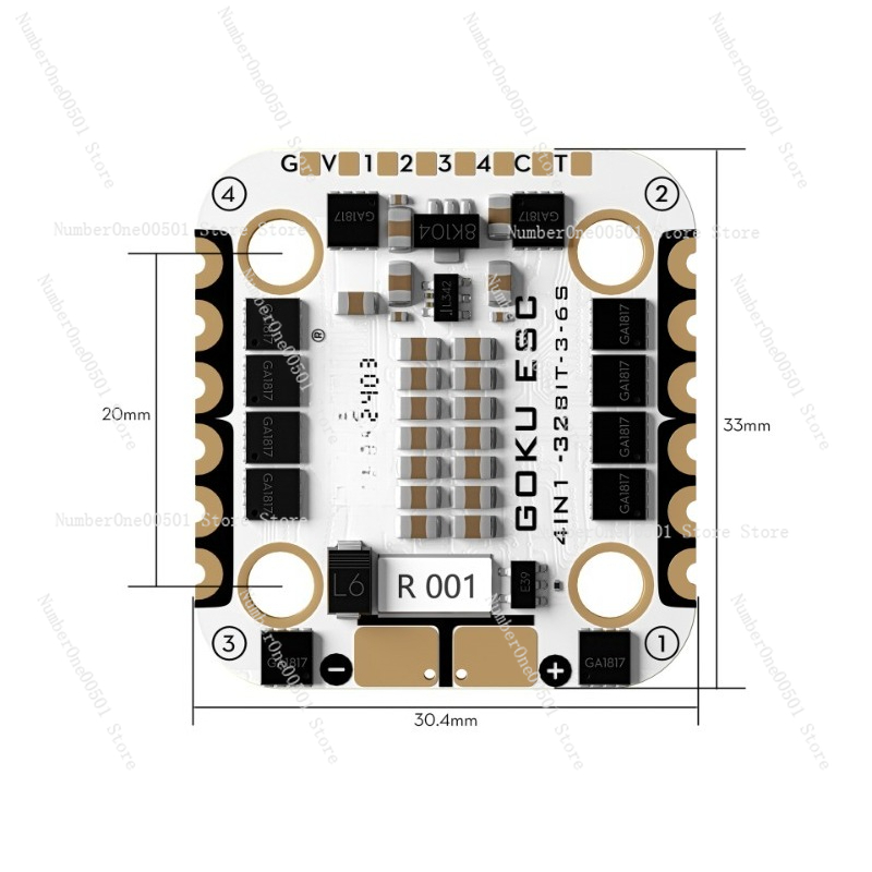 GOKU F722 PRO V2 MPU6000 Uçuş  - Betaflight Fc F7 incelemesi ve fiyatı