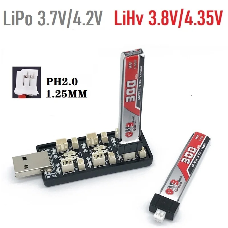6CH USB 1S LiPo/LiHv 3.7V/4.2V - Drone Battery Plate incelemesi ve fiyatı
