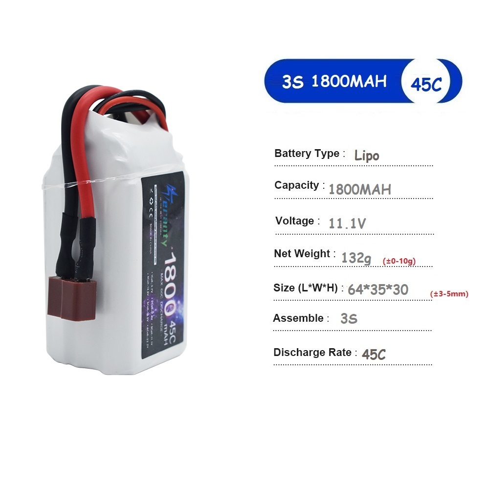 11.1V LiPo Pil 3S 1500mah 1800 - Drone Battery Li-Ion incelemesi ve fiyatı